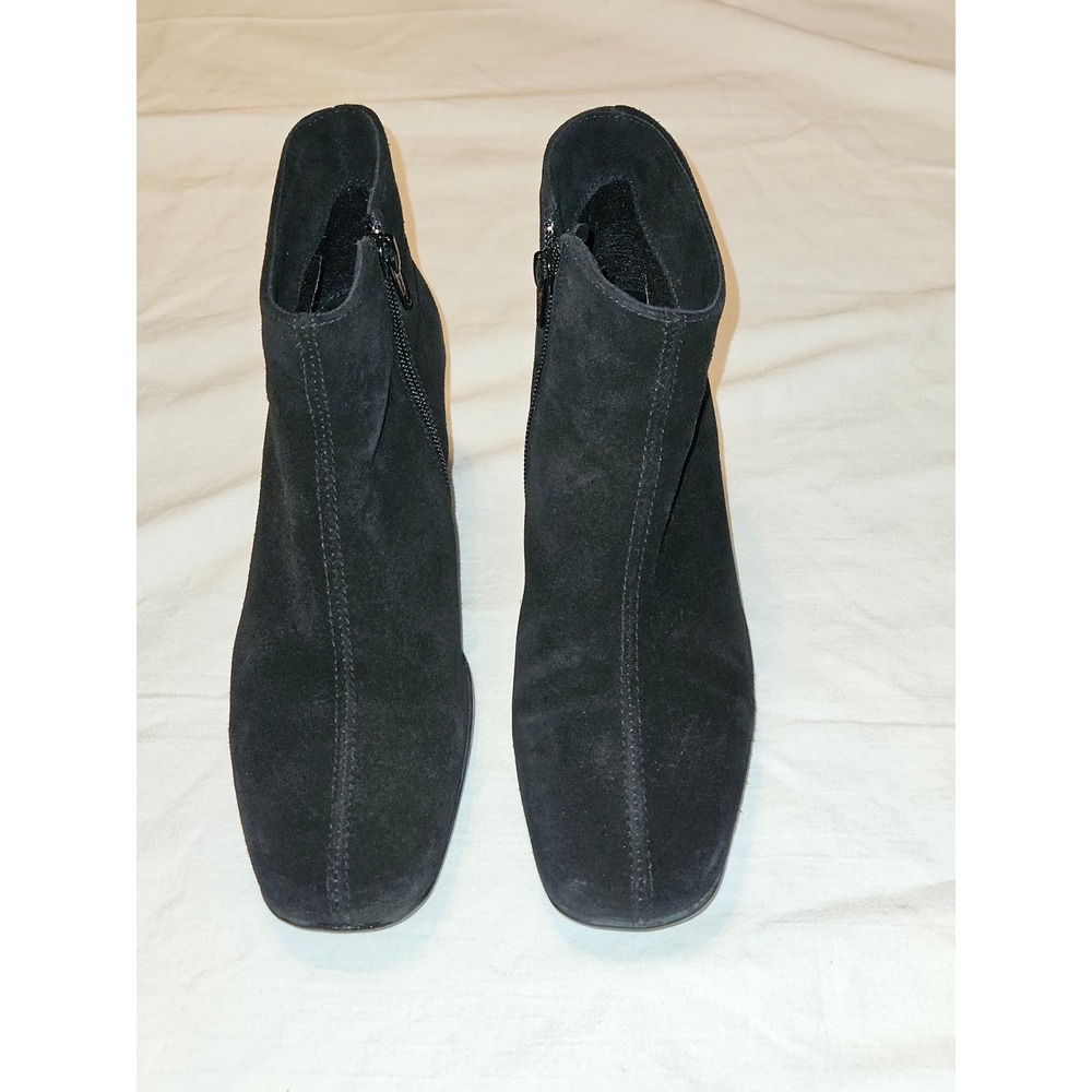 Black Suede Ankle Booties - Classic Women’s Boot